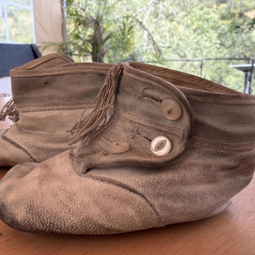 The Unbranded Brand Kids' Cream First-shoes-baby-shoes - Picture 7 of 7